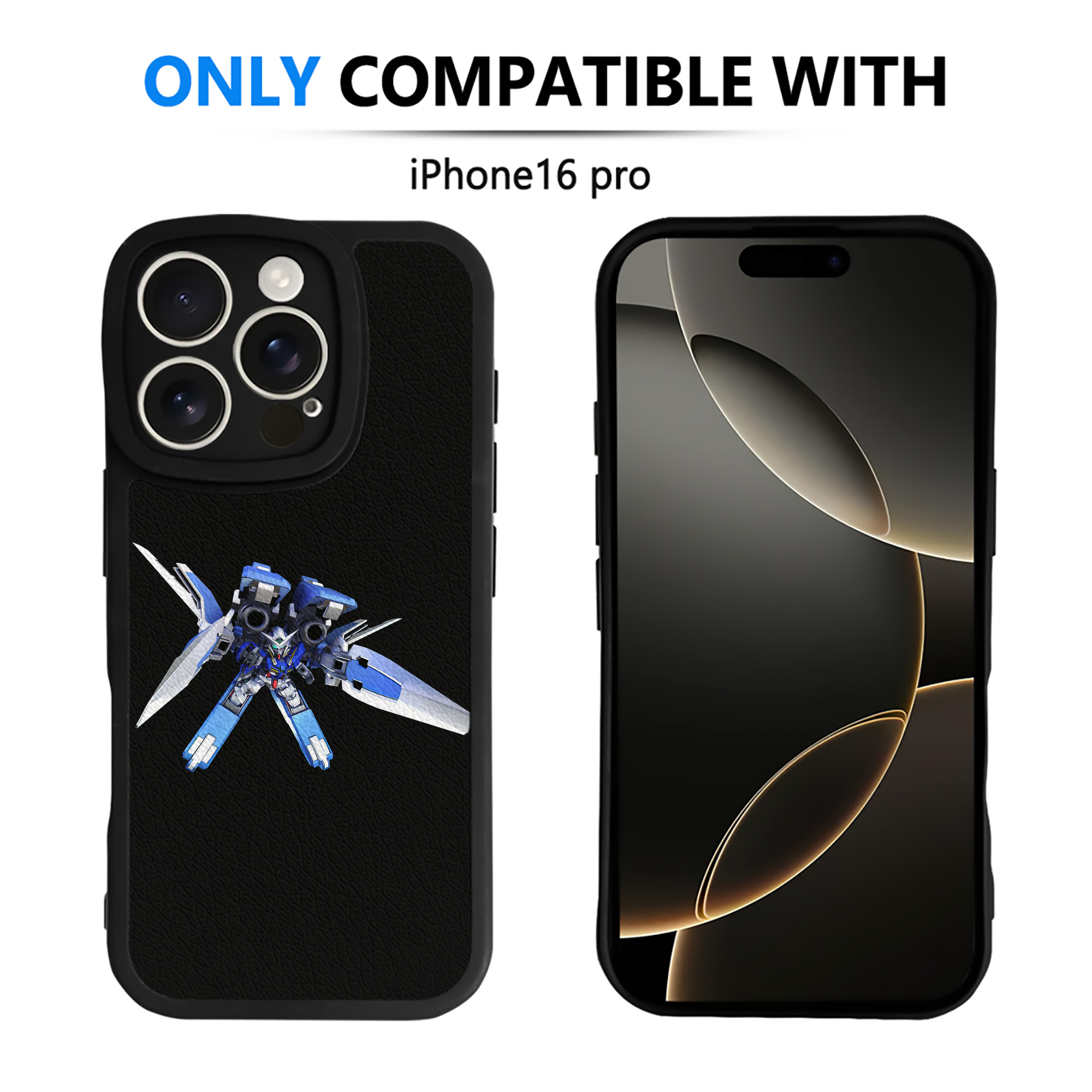 （画像用） 機動戦士ガンダム Mobile Suit Gundam 【iPhone 16シリーズ対応】シリコンスマホケース（レザー調） 材質：シリコン